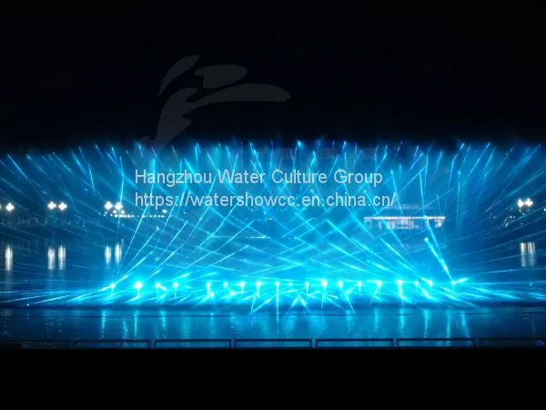 Laser Water Show Night Colorful Show With Music Dancing Fountain photo-4