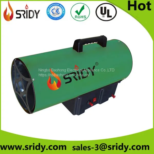10kW/34,000BTU Gas Space Heater Heavy Duty Industrial LPG Propane Gas Electric Assisted Fan Heater for Workshop Warehouse Garage Shed Farm photo-2