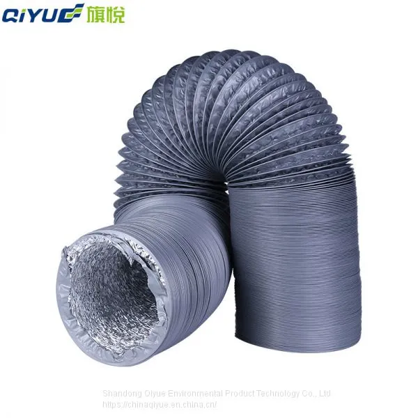 Top Quality Various Sizes PVC Aluminum Foil Flexible Duct Hose for HVAC Ventilation photo-2