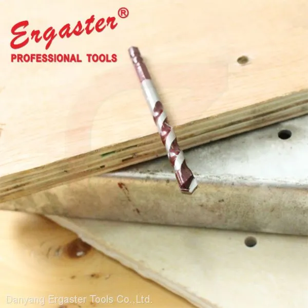 Multipurpose Drill Bits,Ceramic Wall Drill Bit Set Tile Glass Hole Opener with Triangle Shank Woodworking Tool