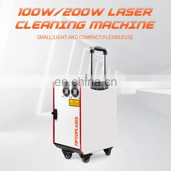 Best-selling Products 100W 200W Fiber Laser Cleaning Machine for Metal Rust Oil Paint Rust Removal photo-5