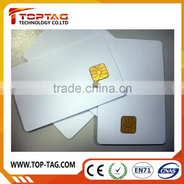 PVC White Blank Smart Contact ic Card photo-3