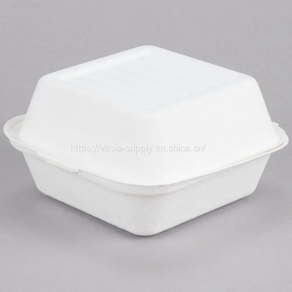 Eco friendly sugarcane pulp tableware bagasse compostable molded pulp bagasse food containers