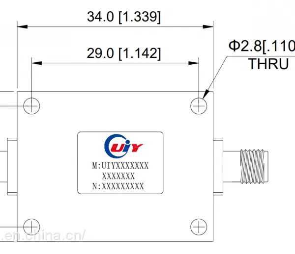 Communication Equipment 5.5-16GHz RF High Pass Filter photo-5