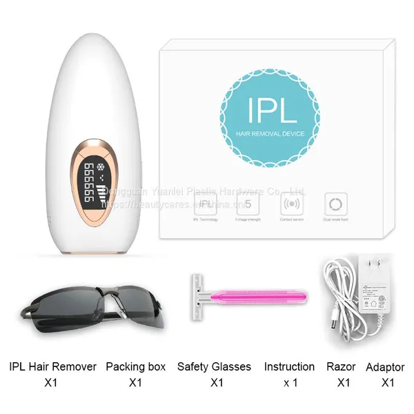 OEM Portable Safe Hair Remover Dropshipping Free Women At Home Use Permanent IPL Laser Hair Removal photo-5