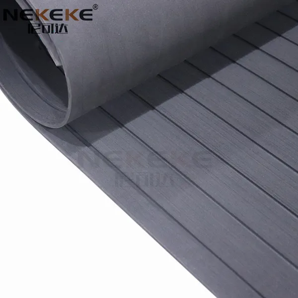 NEKEKE EVA Foam Sheet Deck Pad Cheap Outdoor Decking Black + Black Stripe photo-5