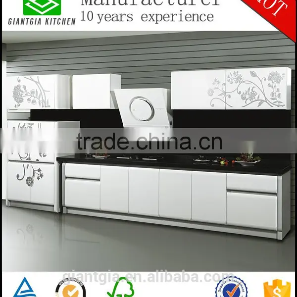2016 Newest Kitchen Products Modern Hot Style Matt White Lacquer Kitchen Cabinets