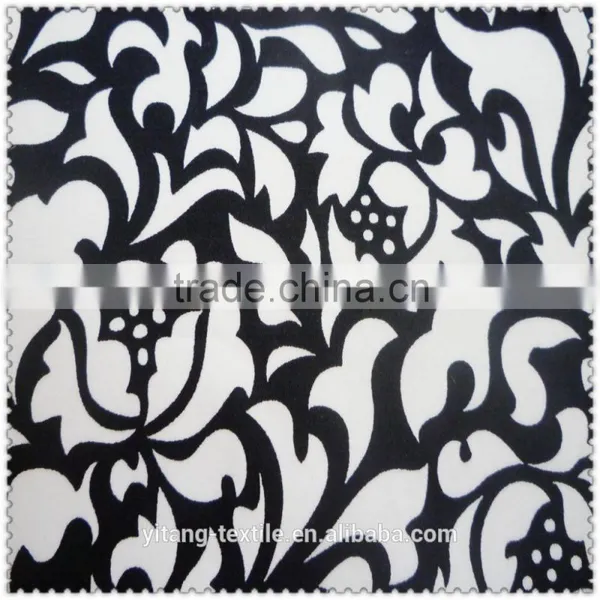 One Color Printed Spandex Cotton Fabric photo-3