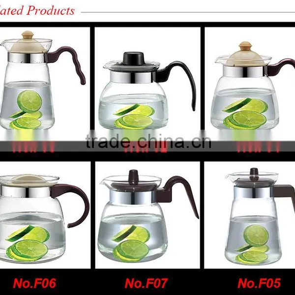 Best Drink Ware Borosiliacte Glass Kettle Hot Sale Clear Glass Pot Pyrex Glass Water Pot photo-4