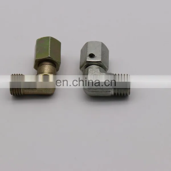 Hydraulic Compression Tube Adapter 2 Way Carbon Steel Equal 90 Degree Elbow Pipe Fittings Right Angle Ferrule Connector photo-4