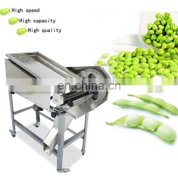 Automatic Green Pea Soybean Sheller Shelling Machine Price For Sale photo-2