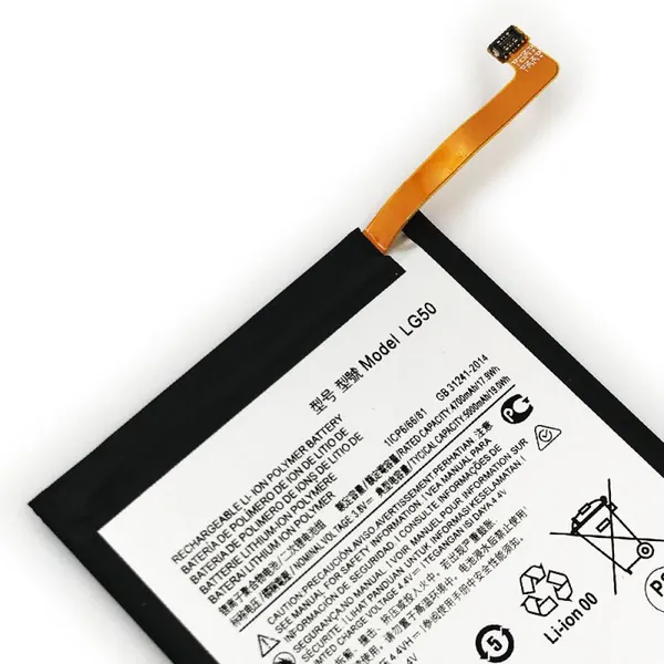 Cell Phone Batteries Prices 5000mAh For LG50 For Motorola MOTO One Fusion Plus Battery Replacement photo-4