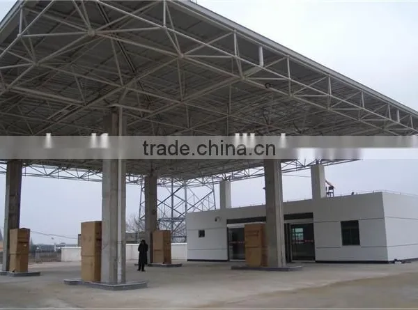 Anti-rust Prefabricated Steel Structure Gas Station Space Frame photo-6