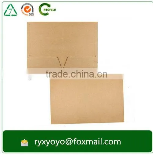 China Wholesale Advsertising Kraft Paper File Folder With Pcokets photo-3