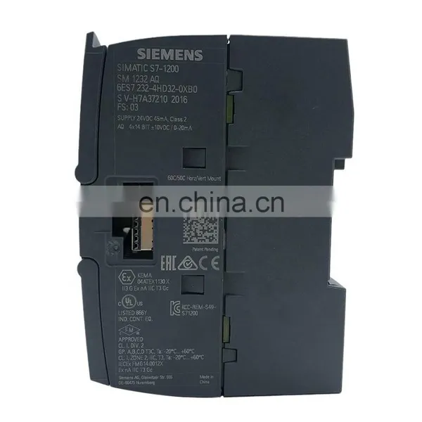 Siemens Original 6ES7232-4HD32-0XB0 SIMATIC S7-1200 SM1232 PLC Controller Analog Output Module in Stock photo-5
