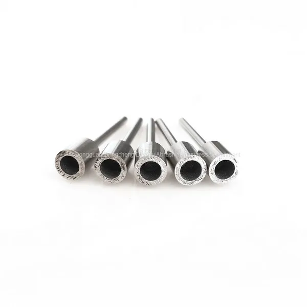 9mm Cup Shaped Diamond Grinding Wheel With Handle, 3-handle Countersunk Hole Electroplated Grinding Rod, Inner Hole Sand Planting SDC200 Mesh photo-3