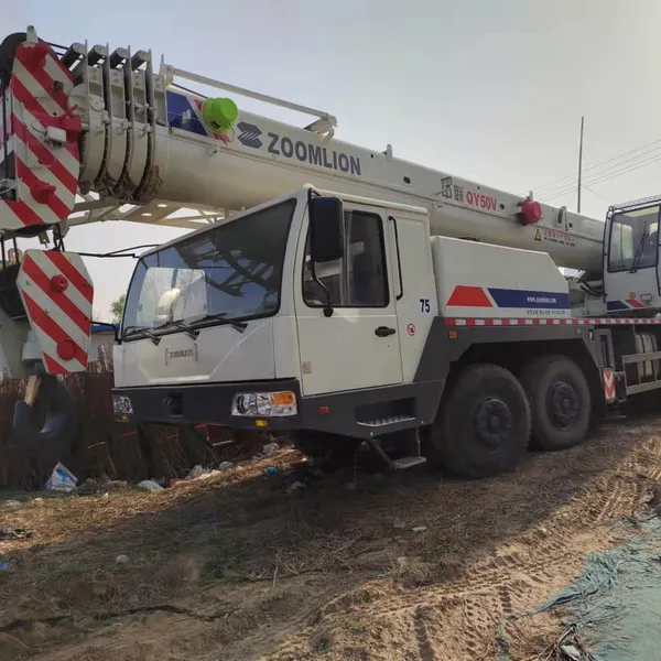 USED 50ton ZOOMLION QY50V Truck Crane FOR SALE