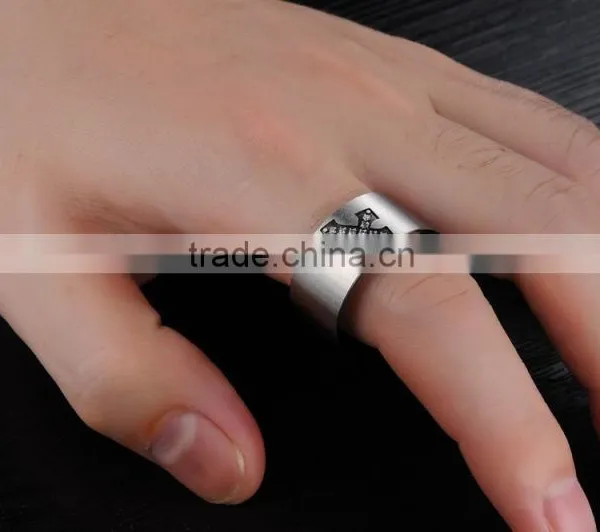 316L Stainless Steel Men's Ring Cross Retro Swagger Punk Rock Goth Band Boyfriend Gift photo-6