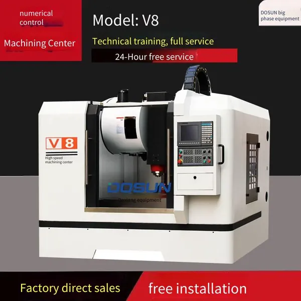 High-speed Machining Center - Cnc Machining Center v8 - the System is Knd, and Other Systems Can be Selected