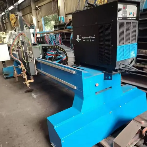 Second-hand Gantry Plasma Cutter Huayuan 300a for Sale, With After-sales Service in the Warehouse photo-3
