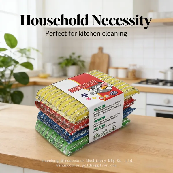 Bulk Kitchen Cleaning Sponge 4 Pack Colorful Dish Sponges for Daily Tasks photo-3