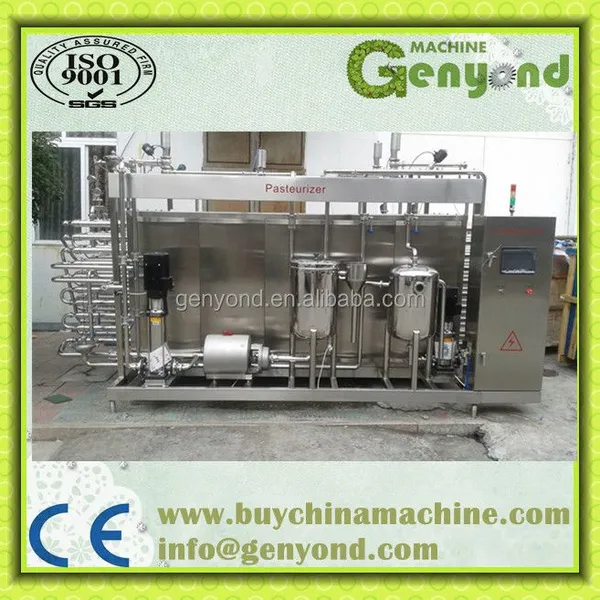 Factory Genyond Plate & Tube Automatic Pasteurization Machine Pasteurizer Equipment for Egg Liquid, Milk, Dairy, Juice, Drinks photo-6