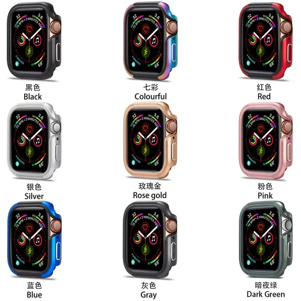 Прочный чехол из ТПУ для Apple Watch Ultra, военный защитный бампер для iWatch из алюминиевого сплава