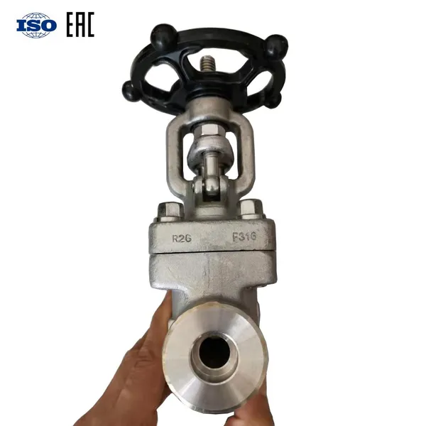 High Pressure ANSI Forged Steel Gate Valve for Petrochemical Plant With Socket Weld Connection photo-2