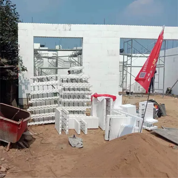 Build Blocks ICFs Forms Wall Construction ICFs Wall Blocks Fireproof Heat-Insulating ICF EPS Foam Module Block for Building photo-5