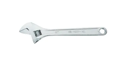 American Chrome Plated Adjustable Wrench 4
