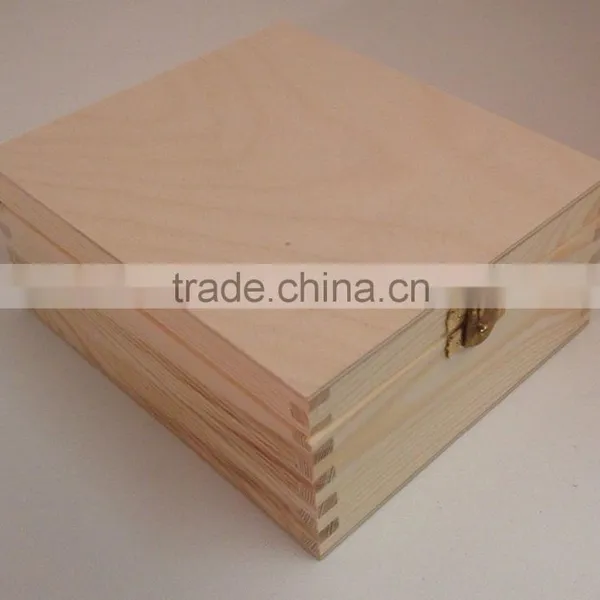 Beautiful Pine Wooden 4 Compartment Box Trinkets Jewellery Makeup Box photo-3
