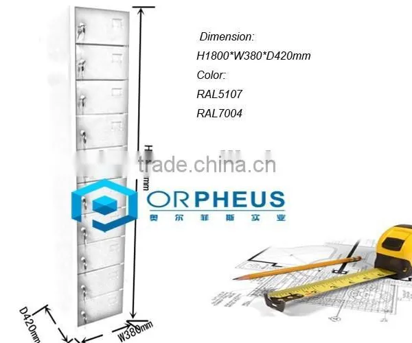 New Design Mobile Phone Charging Station for Supermarket/multi Door Metal Storage Cabinet photo-3
