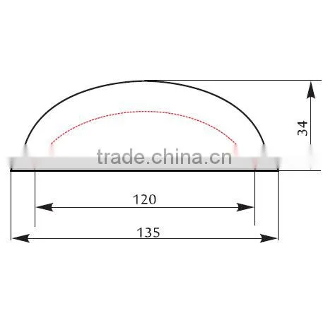 TDS-HB135 135mm High Power Led Glass Lens for 200W Bay Light photo-2