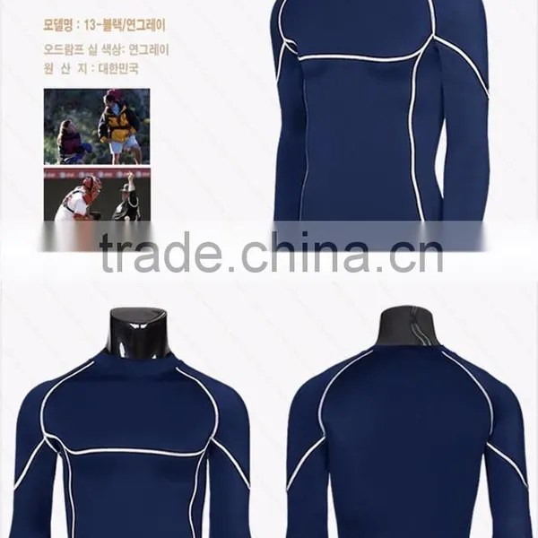 (OEM/ODM Factory)fitness Wear Compression Running t Shirt Quick Dry Training Sport Tights Exercise Jersey Gym Clothing photo-2