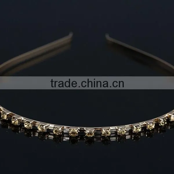Fashion Gold Plated Spiring Metal Women Hairbands Hair Bridal Hair Accessories photo-4