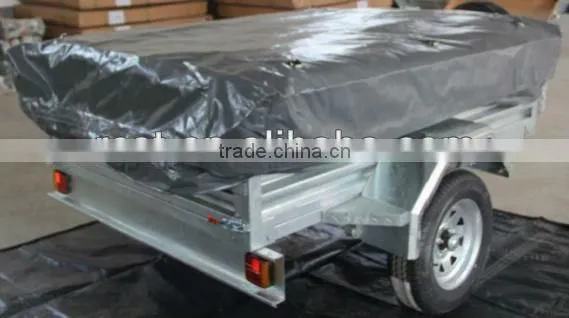 7*4 Hot-dipped Galvanized Box Trailer photo-4