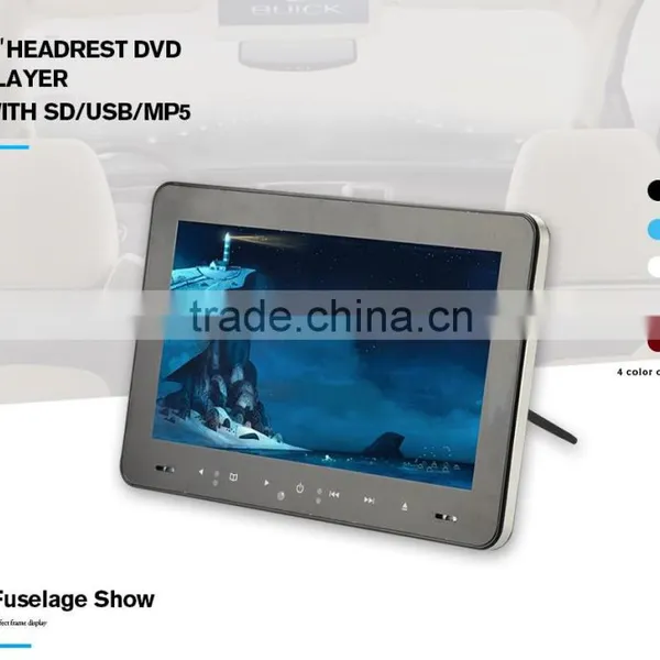 9' Headrest TFT LCD Car DVD Player,universal Car Stereo photo-2