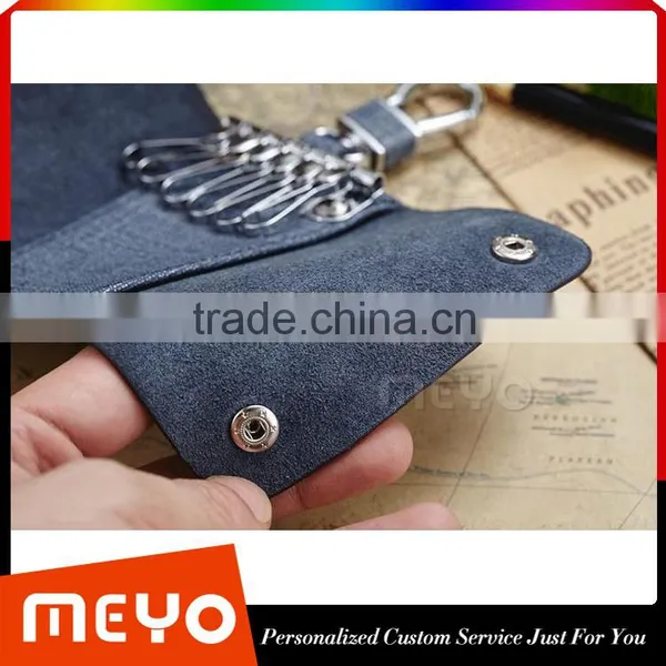Creative Canvas Leather Key Organizer Wallet for Business Supplier's Choice photo-3
