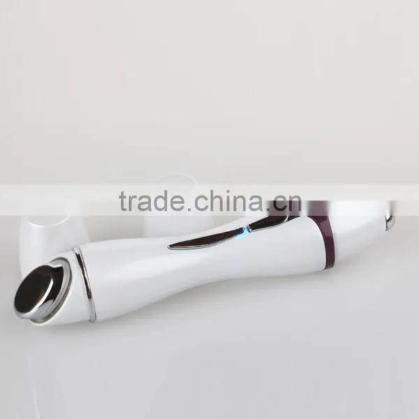2015 Hot Sale Mini Electric Eye Care Massager Dark Circle Removal Tool Pink and White Color Eye Care Massager photo-4