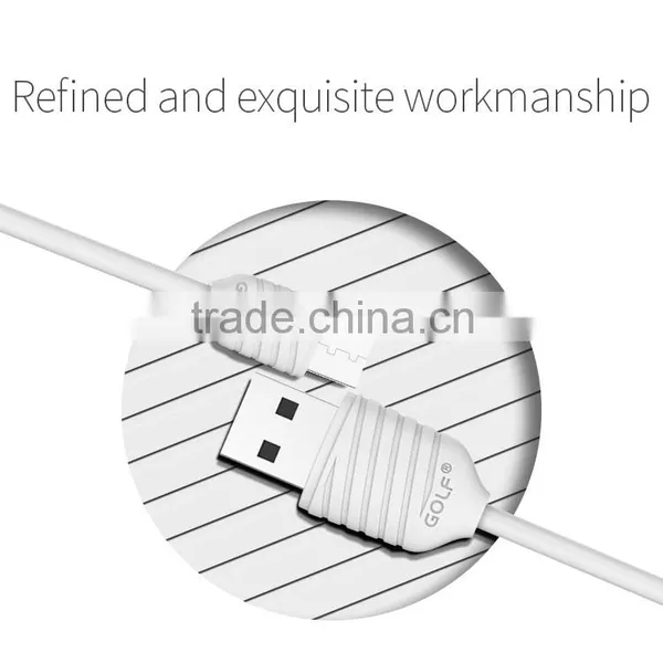 GOLF 1m Pineapple Series Micro USB Cable for s7 Edge/s7 2.1A Quick Charging and Data Cable For Huawei/Nokia/HTC/Xiaomi photo-3