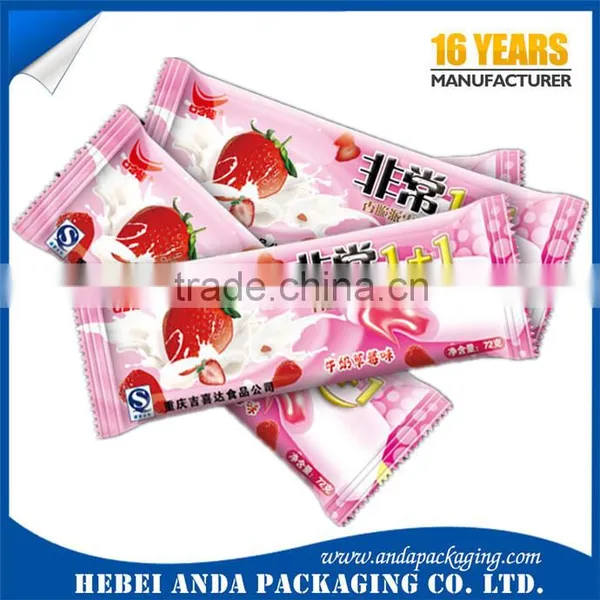 Printed Plastic Bag Roll Plastic Wrapping Film for Ice Cream/ice Lolly/popsicle Packaging Material photo-4