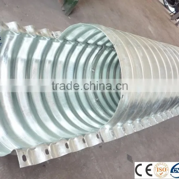 Galvanized Corrugated Half Round Culvert Pipe photo-5