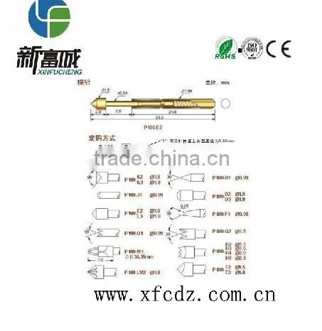 Spring Wire Phosphor Bronze Spring Loaded Test Probe Pins,Series Precision Test Pin PCB Test Probe Pin photo-3