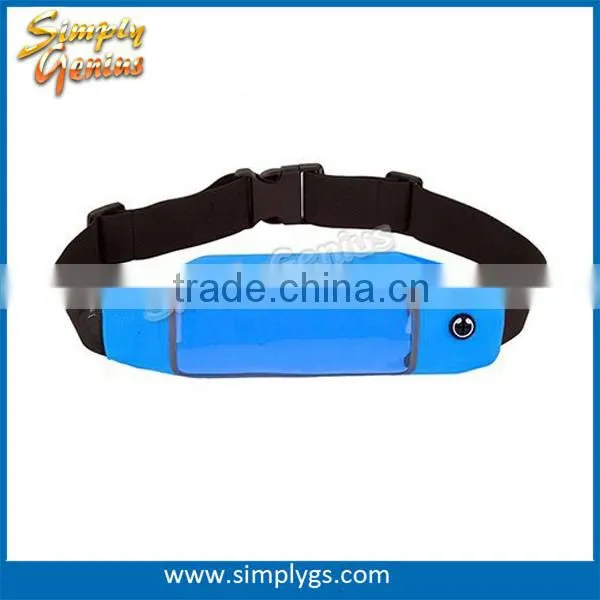 (#1 Fitness Belt) Top Fit Invisible Waist Belt Waterproof Waist Pouch Reflective Running Belt for Cycling Hiking Racing photo-2