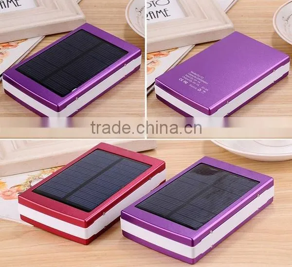 AWC710 10000mAh Universal Hi-tech Waterproof Solar Power Bank Portable Solar Panel Charger With Led Light Quality Choice photo-4