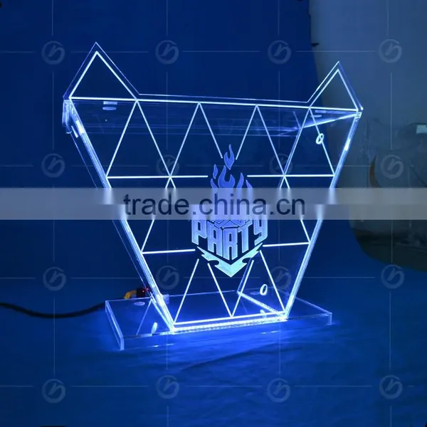 High Quality Night Bar Acrylic LEDRGB Light Table Designs, Night Club dj Facade, Night Bar Booth Night Bar Furniture photo-2