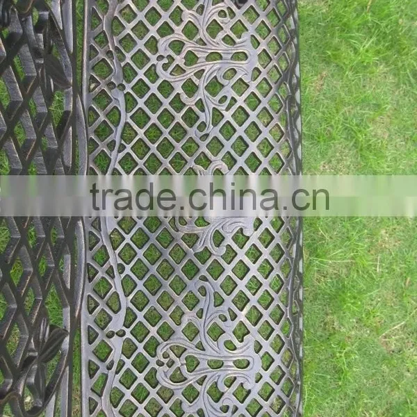 Heavy Duty All Weather Rust Free Cast Iron Outdoor Garden Bench photo-6