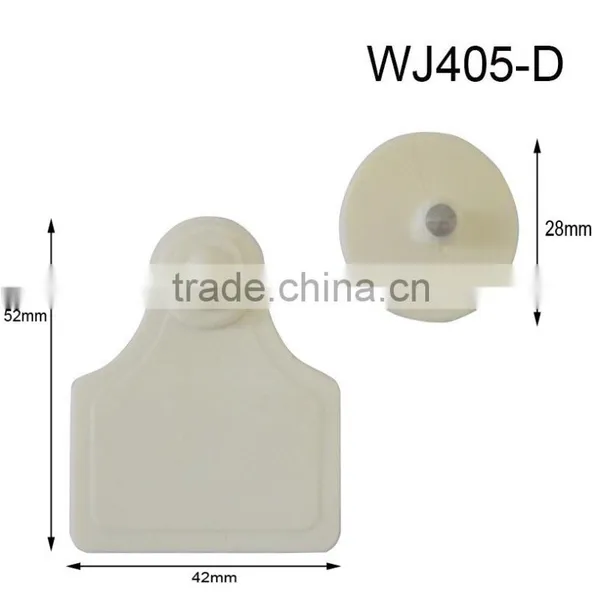 WJ405-DF Insured Style Ear Tag for Blue Pig 52x42mm photo-3
