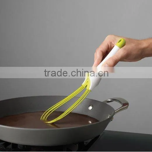 2-in-1 Silicone Whisk Egg Beater photo-5