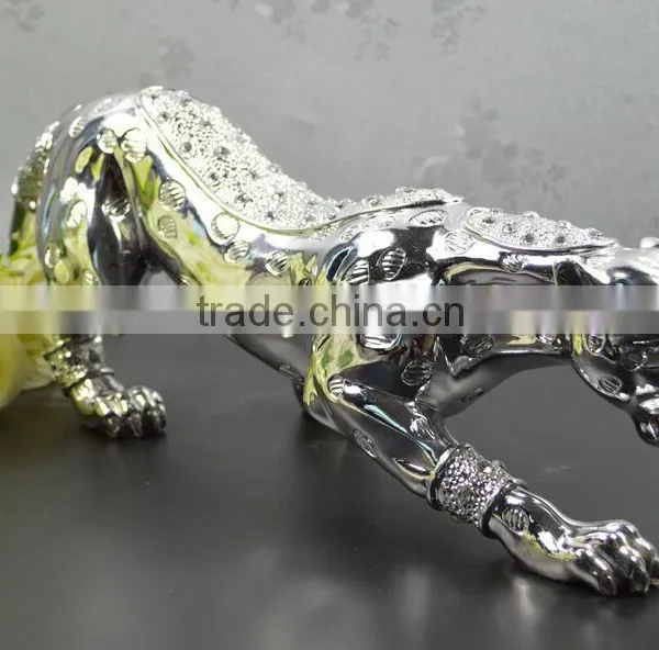 Resin Shell Leopard Sculpture Home Decor photo-3